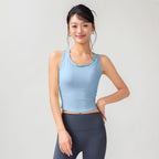 Women's Body Shaping Fitted Cup Yoga Tank Top