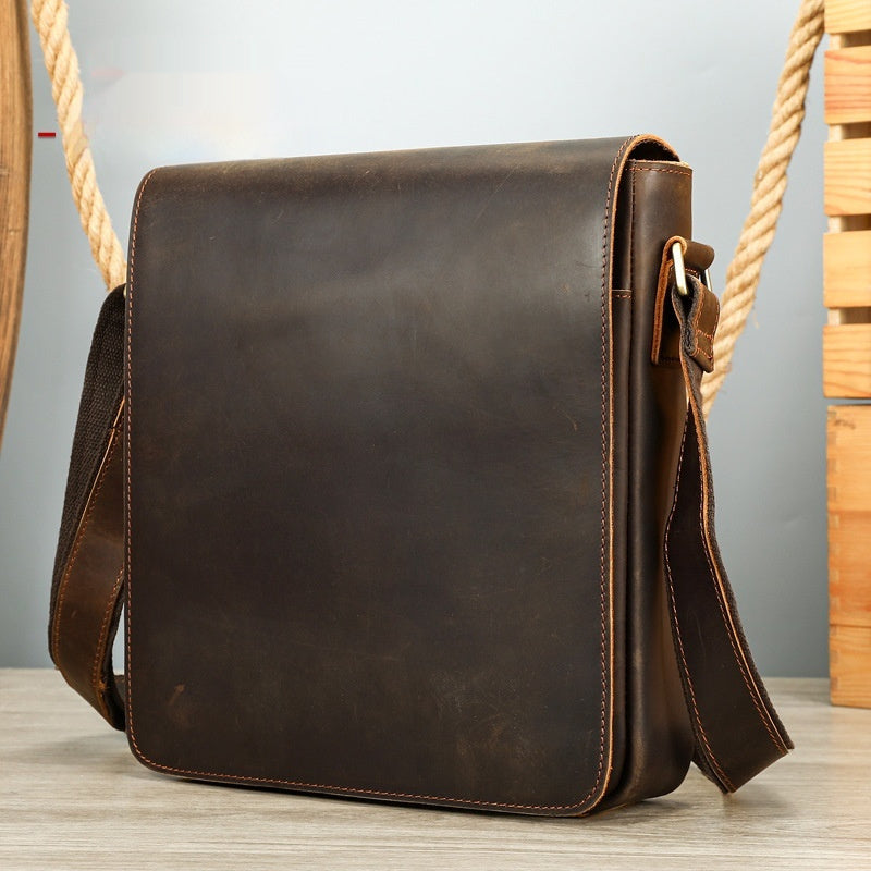 Men's Premium Leather Crossbody Bag