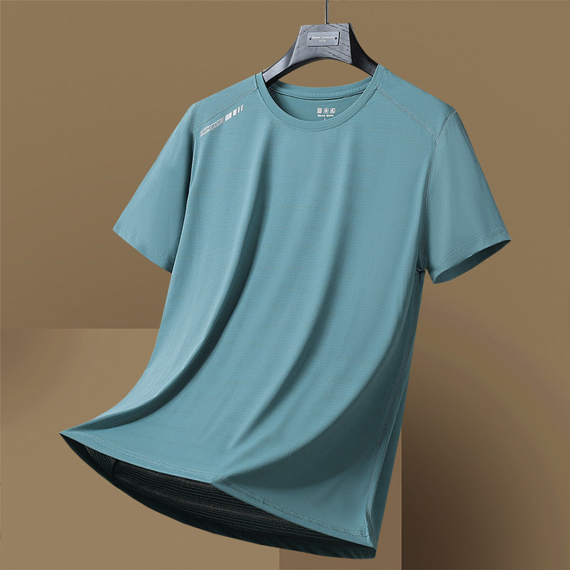 Breathable Round Neck Moisture Wicking Tee