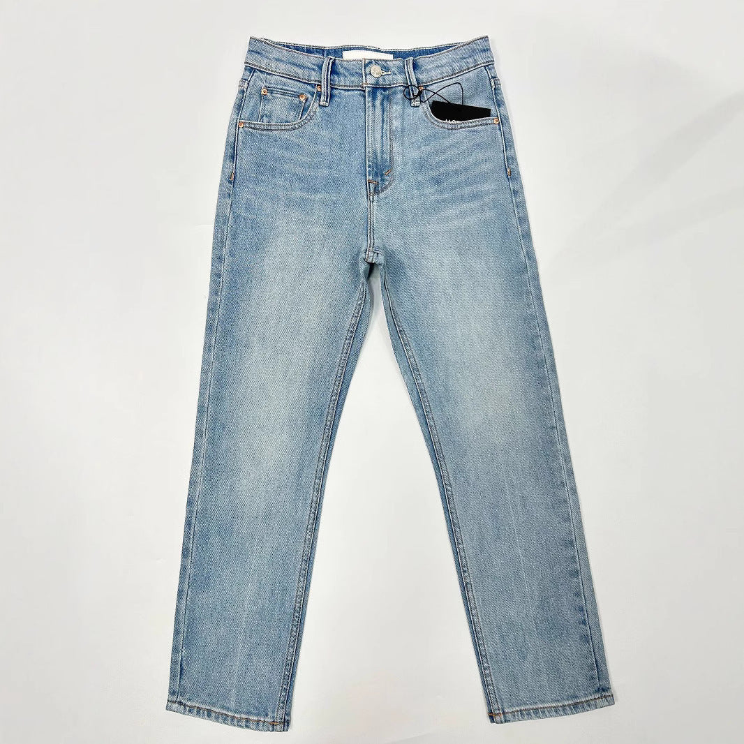 Women's Light Blue High Waisted Stretch Slim-Fit Jeans