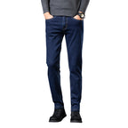 Men's Slim Fit Elastic Straight Jeans