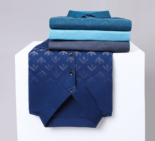 Men's Quick Dry Cool Mesh Polo T-Shirt