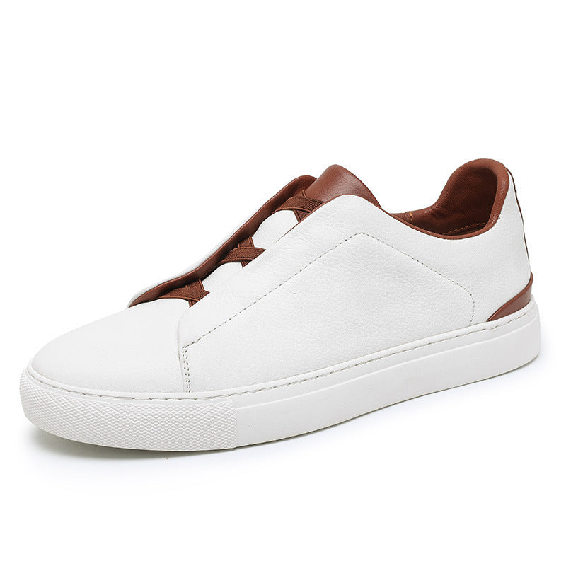 Mens Genuine Leather Sneakers