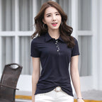 Women's Short-sleeved Polo T-shirt