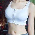 Women's Front Zip Supportive Sports Bra