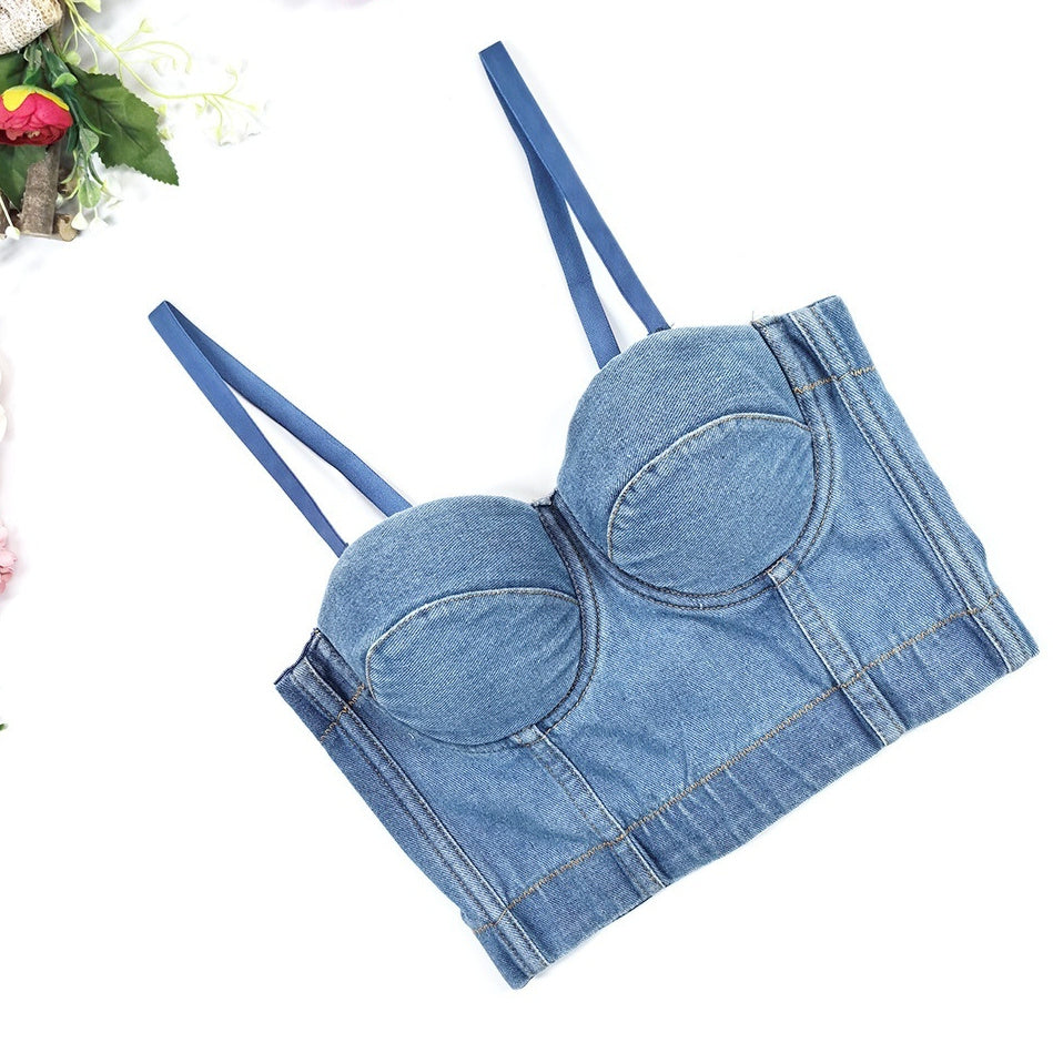 Women's Supportive Denim Top