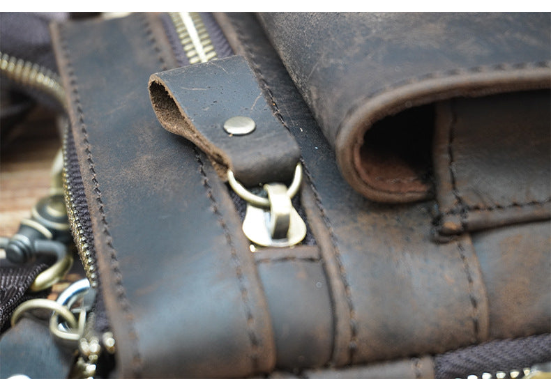 Genuine Leather Waist Bag