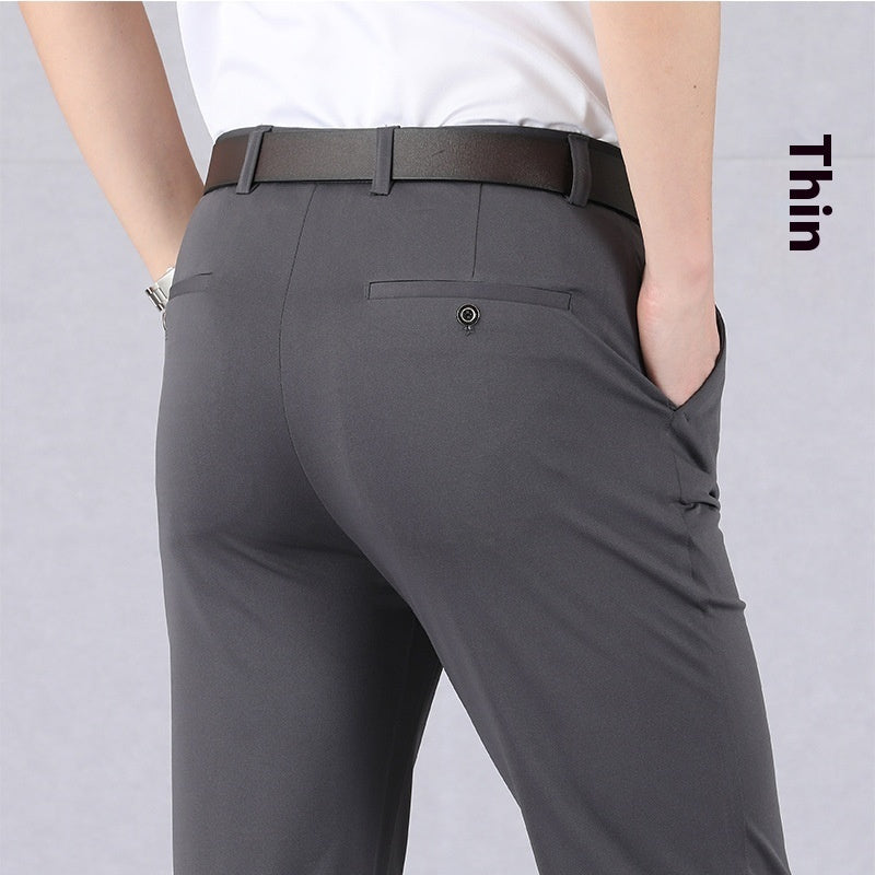 Men's Thin Ice Silk Pants