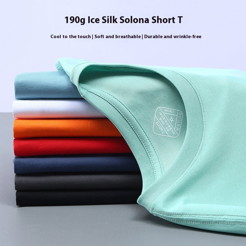 Men's Solona Ice Silk Short Sleeve T-shirt