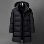 Men's Long Thick Down Jacket Coat