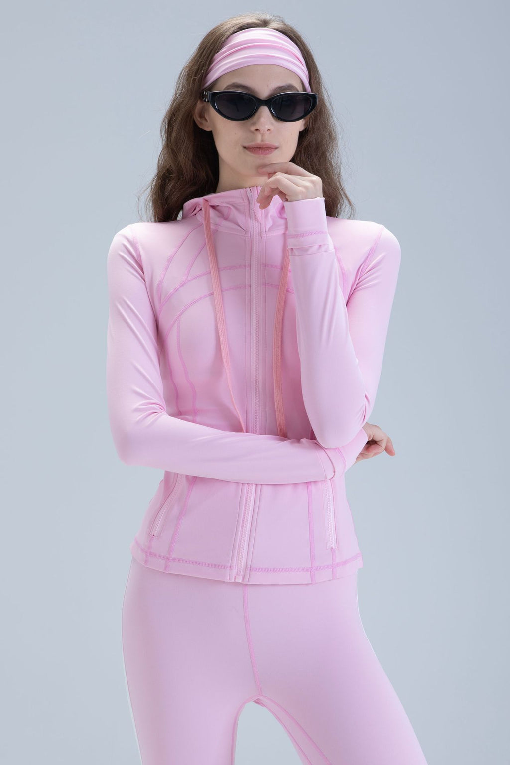 Women's Quick-Drying Long-Sleeve Running Top And Pants Set