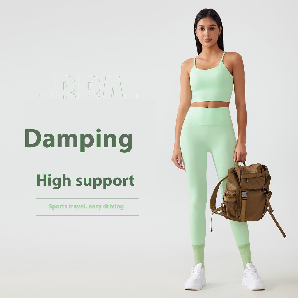 Women's Shockproof Push-up Back Support Yoga Bra
