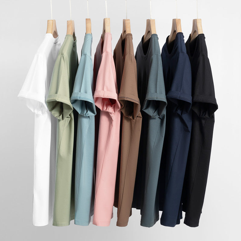 Antibacterial ICE Cotton Sweat Wicking Breathable Round Neck T-shirt