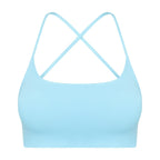 Women's Thin Strapped Chest Padded Shockproof Yoga Bra