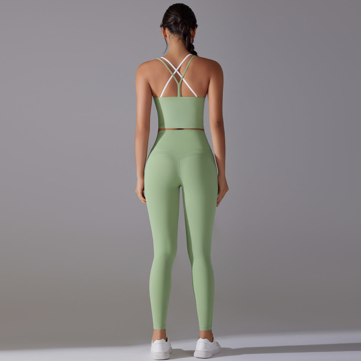 Women's Antibacterial 2 Piece Yoga Suit