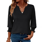 Women's Patterned Full Sleeve Top