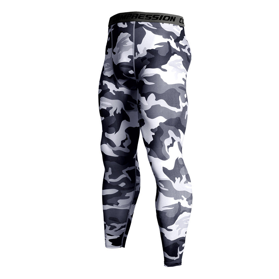 Men's Tight Camouflage Training Pants