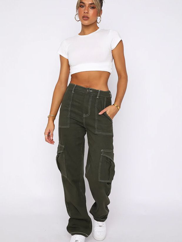Women's Multi-pocket Pants