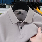 Men's Mercerized Polo Collar Short Sleeve T-Shirt