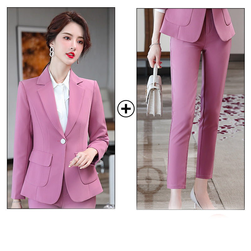Women's Solid Professional Suit