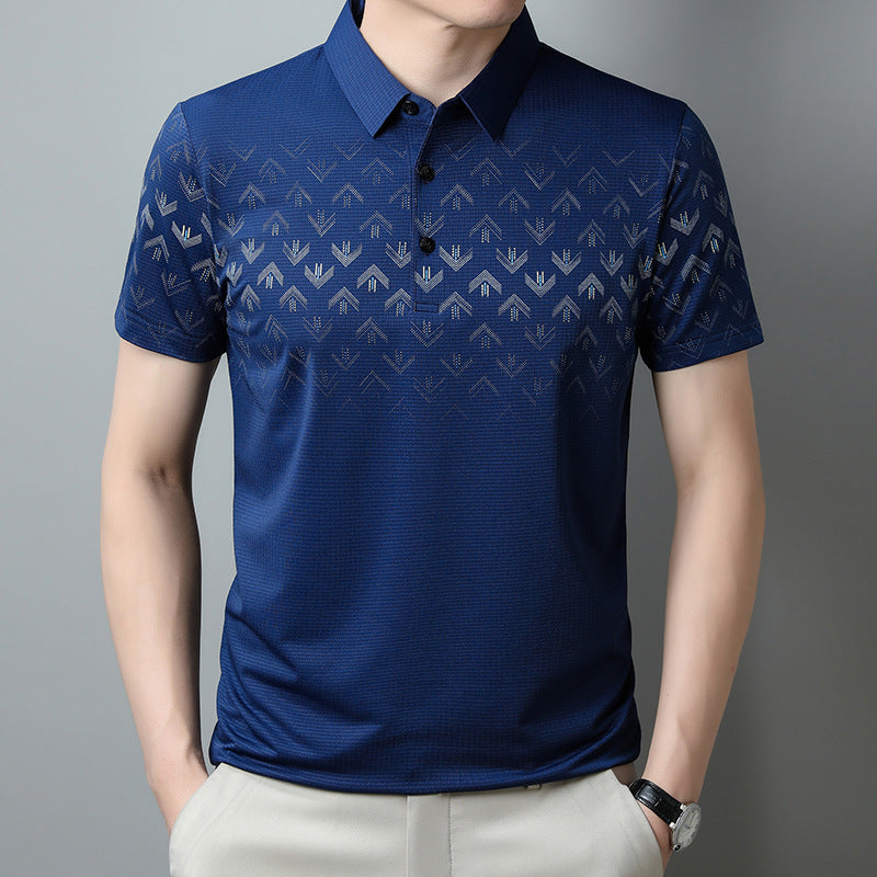 Men's Quick Dry Cool Mesh Polo T-Shirt