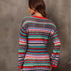 Women's Patterned Knit Dress