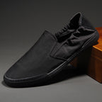 Men's Elastic Canvas Loafers