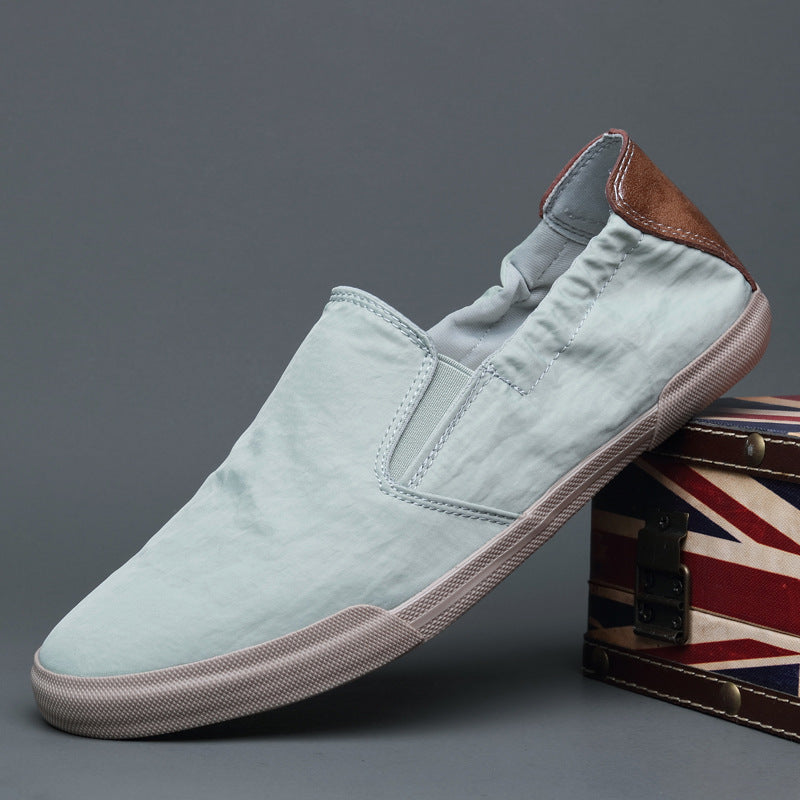 Men's Elastic Canvas Loafers