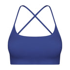 Women's Thin Strapped Chest Padded Shockproof Yoga Bra