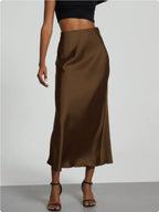 Women's Satin Skirt