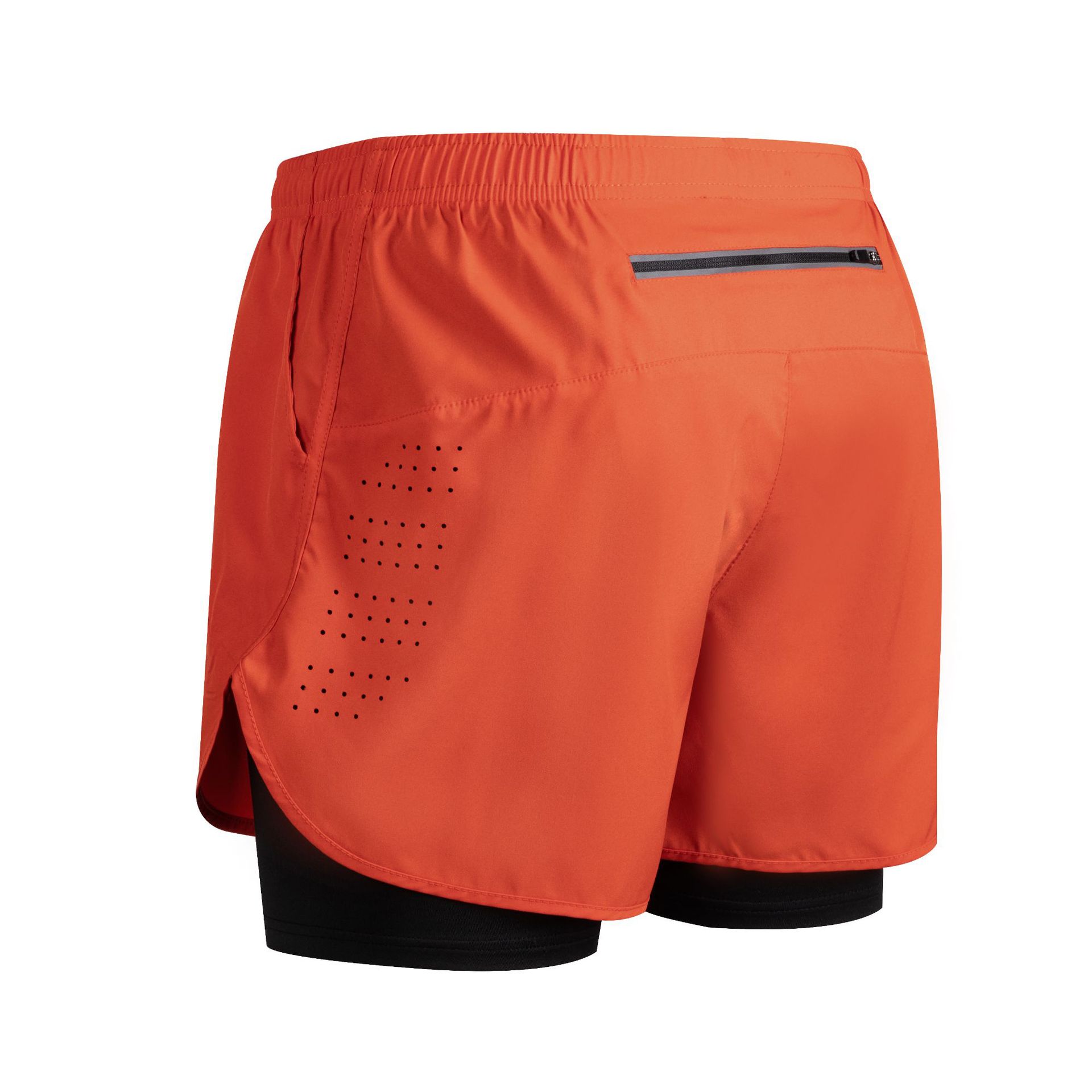 Men's Quick-Dry Double-Layer Fitness Shorts