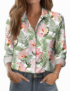 Women's Floral Loose-fit Shirt