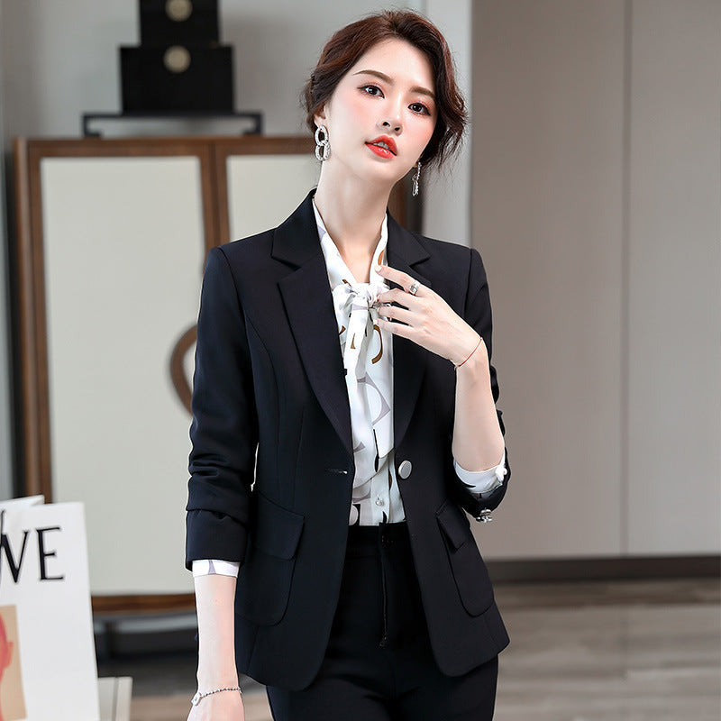 Women's Solid Professional Suit