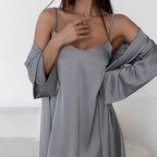 Women's 2 Piece Soft Satin Nightwear Set