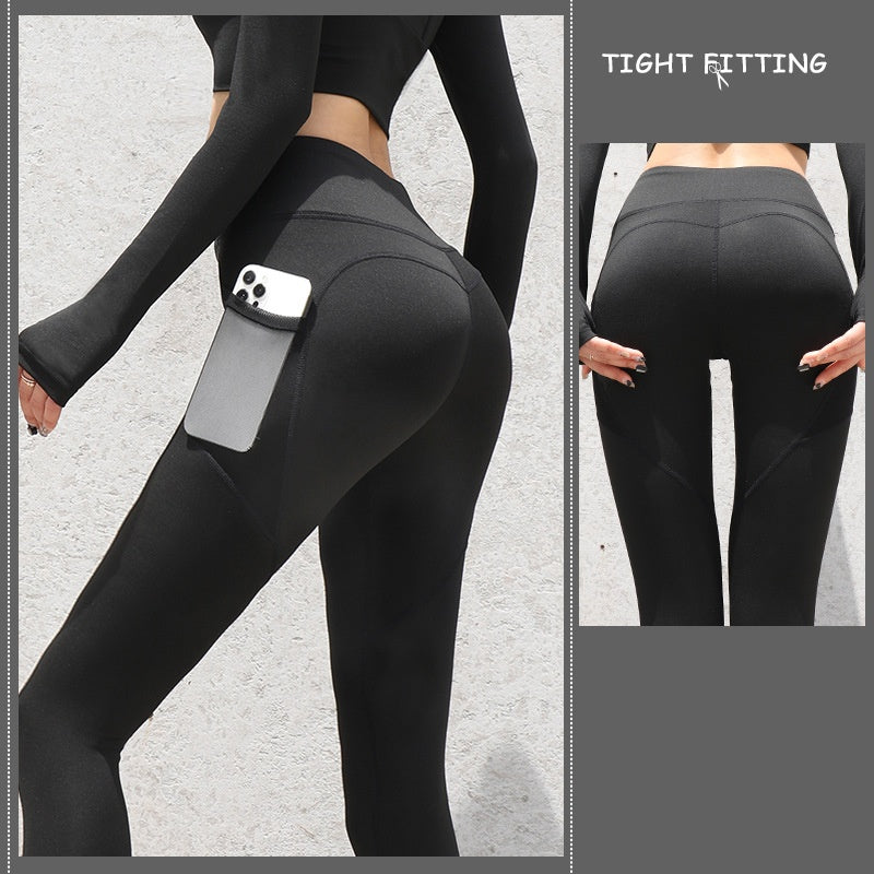 Women's Pocketed Supportive Sports Tights