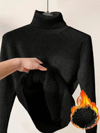 Women's Plush Elegant Staple Turtleneck