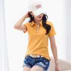 Women's Short-sleeved Polo T-shirt