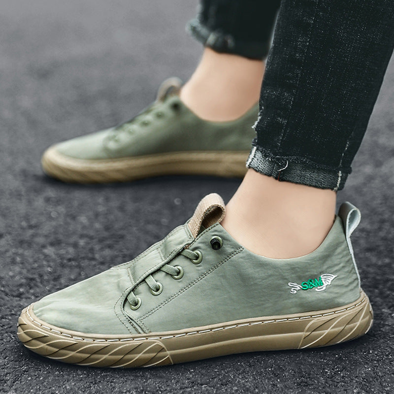 Men's Breathable Ice Silk Canvas Shoes