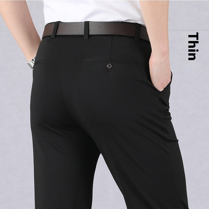 Men's Thin Ice Silk Pants