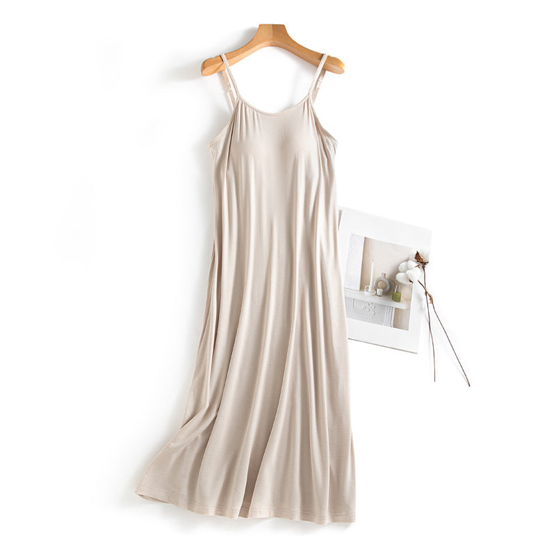 Women's Chest Padded One-Piece Nightdress