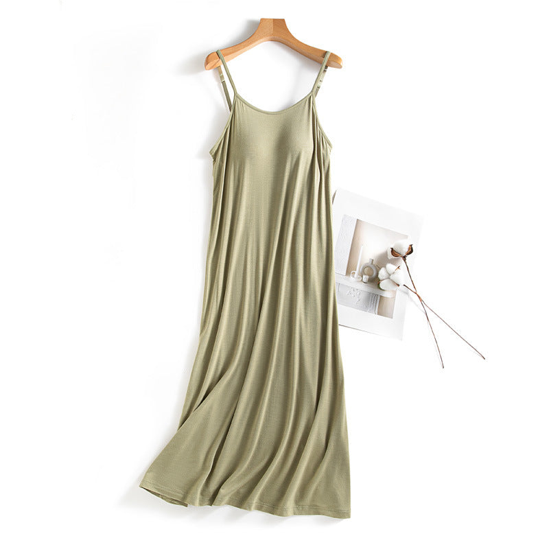 Women's Chest Padded One-Piece Nightdress