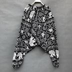 Loose Lantern Harem Crotch Pants