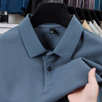 Men's Mercerized Polo Collar Short Sleeve T-Shirt