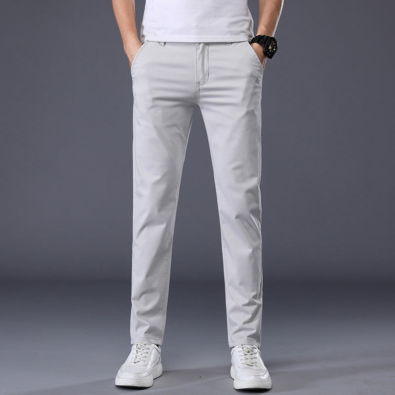 Men's Solid Stretch Pants