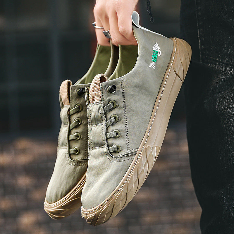 Men's Breathable Ice Silk Canvas Shoes