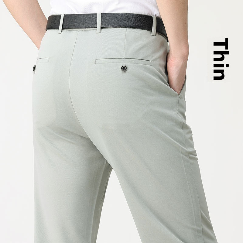 Men's Thin Ice Silk Pants