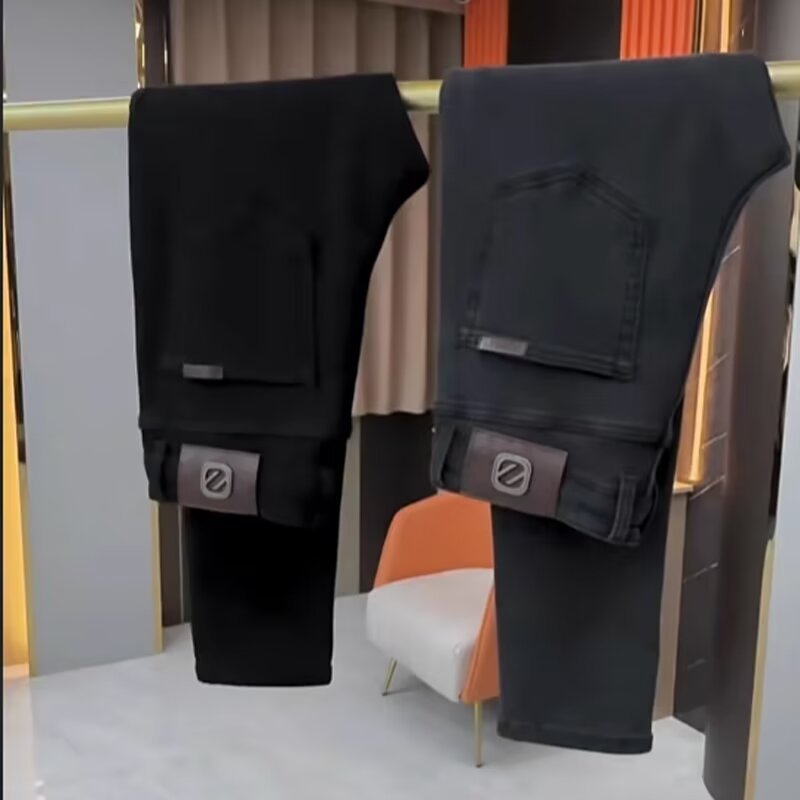 Men's Washed Slim-fit Jeans