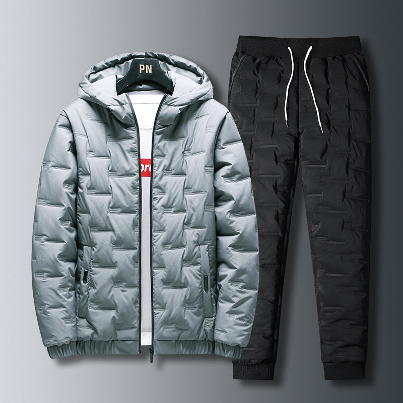 Men's Padded Jacket And Pant Set