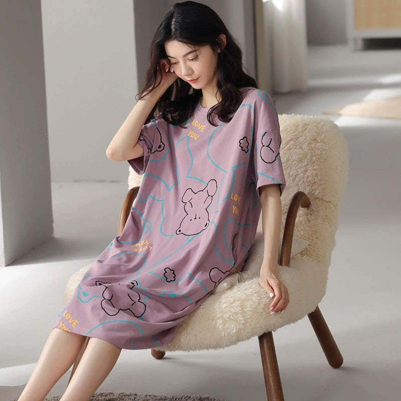 Women's Printed Short-sleeve Loungewear