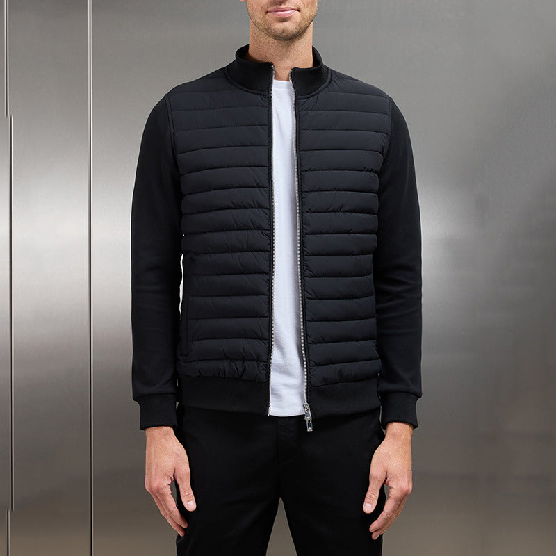 Men's Padded Stand Collar Coat